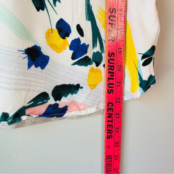 Anthropologie Deletta Mixed Media Top - Picture 4 of 5